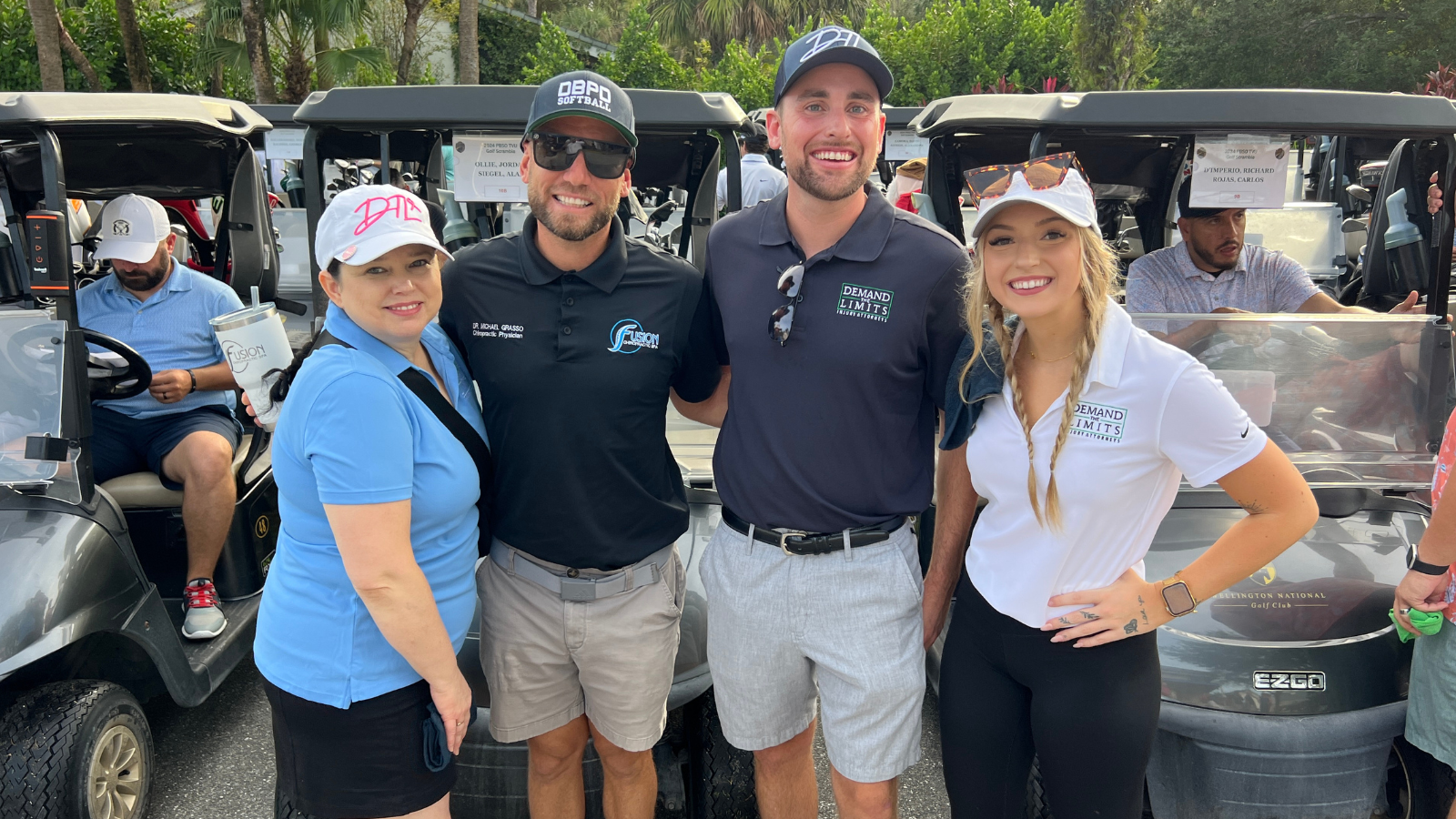 dtl team at golf tournament