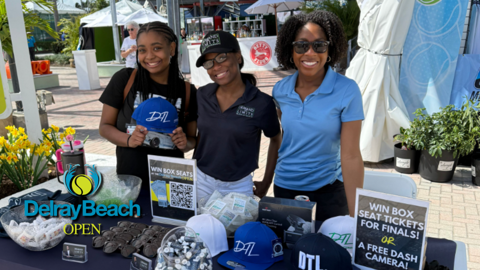 DTL team at the Delray Beach Open